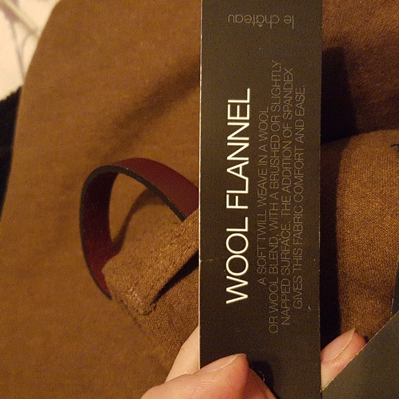 Apparel Brown Belted Wide-Leg High Rise Pants New - Picture 7 of 8